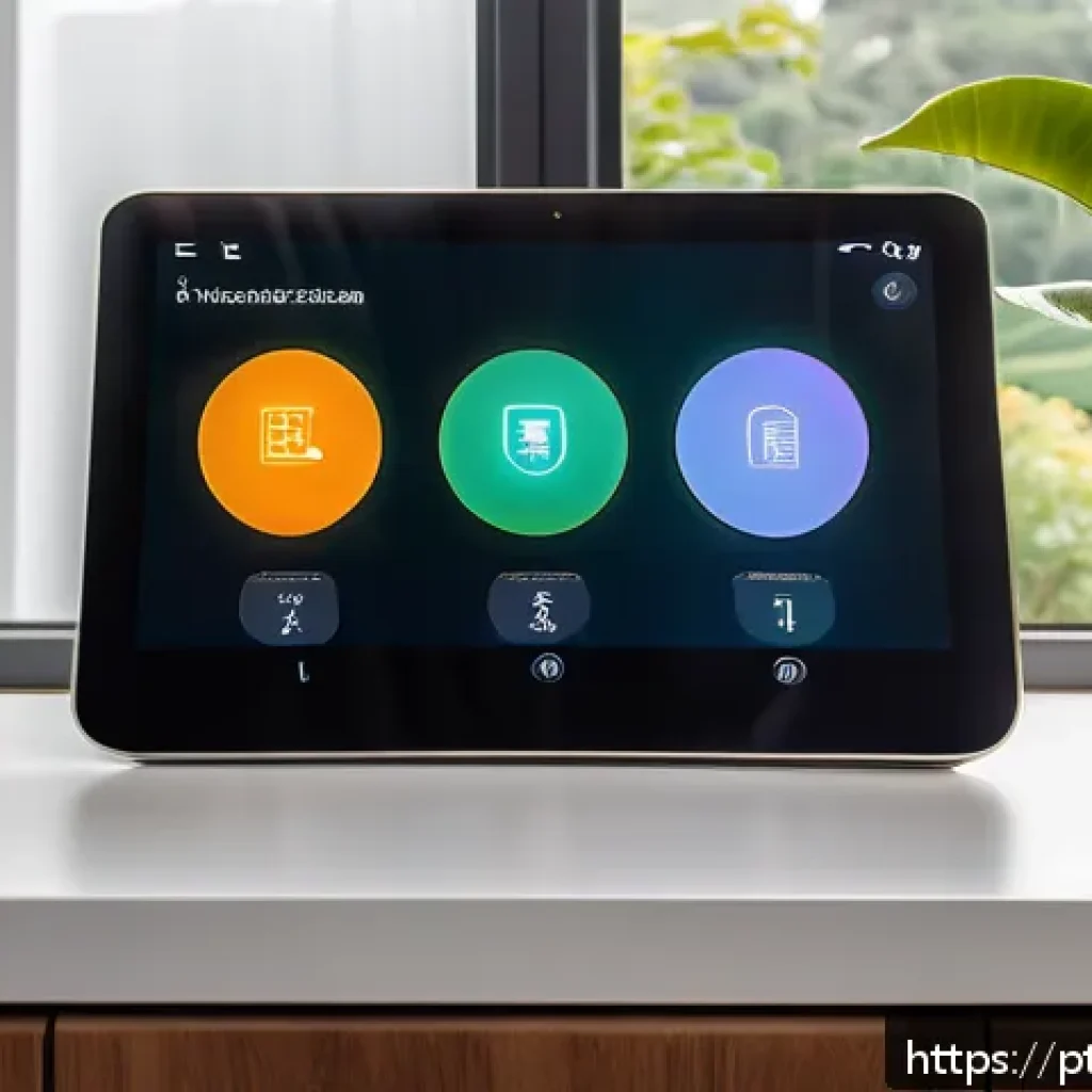 기술 통합으로 인한 주거 공간의 변화 - A modern Brazilian home interior showcasing advanced smart home automation: a cozy living room with ...
